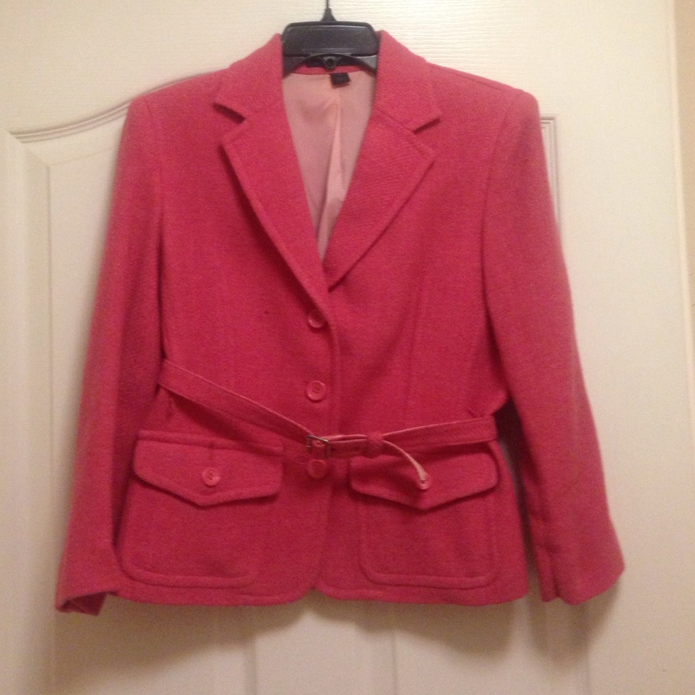 Express hot pink wool blazer